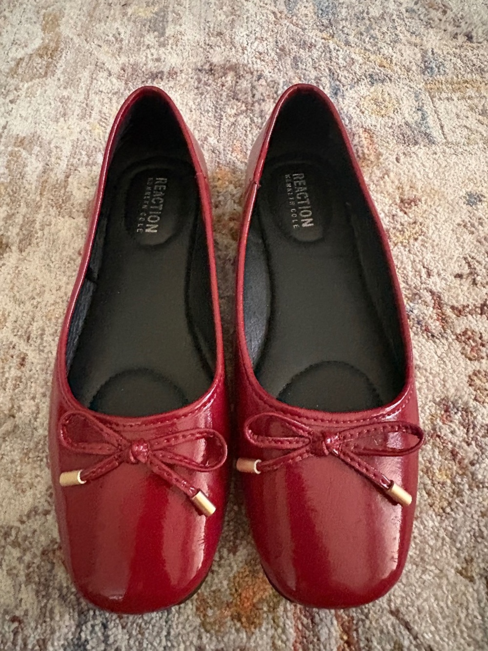 Kenneth Cole Reaction Red Ballet Flats